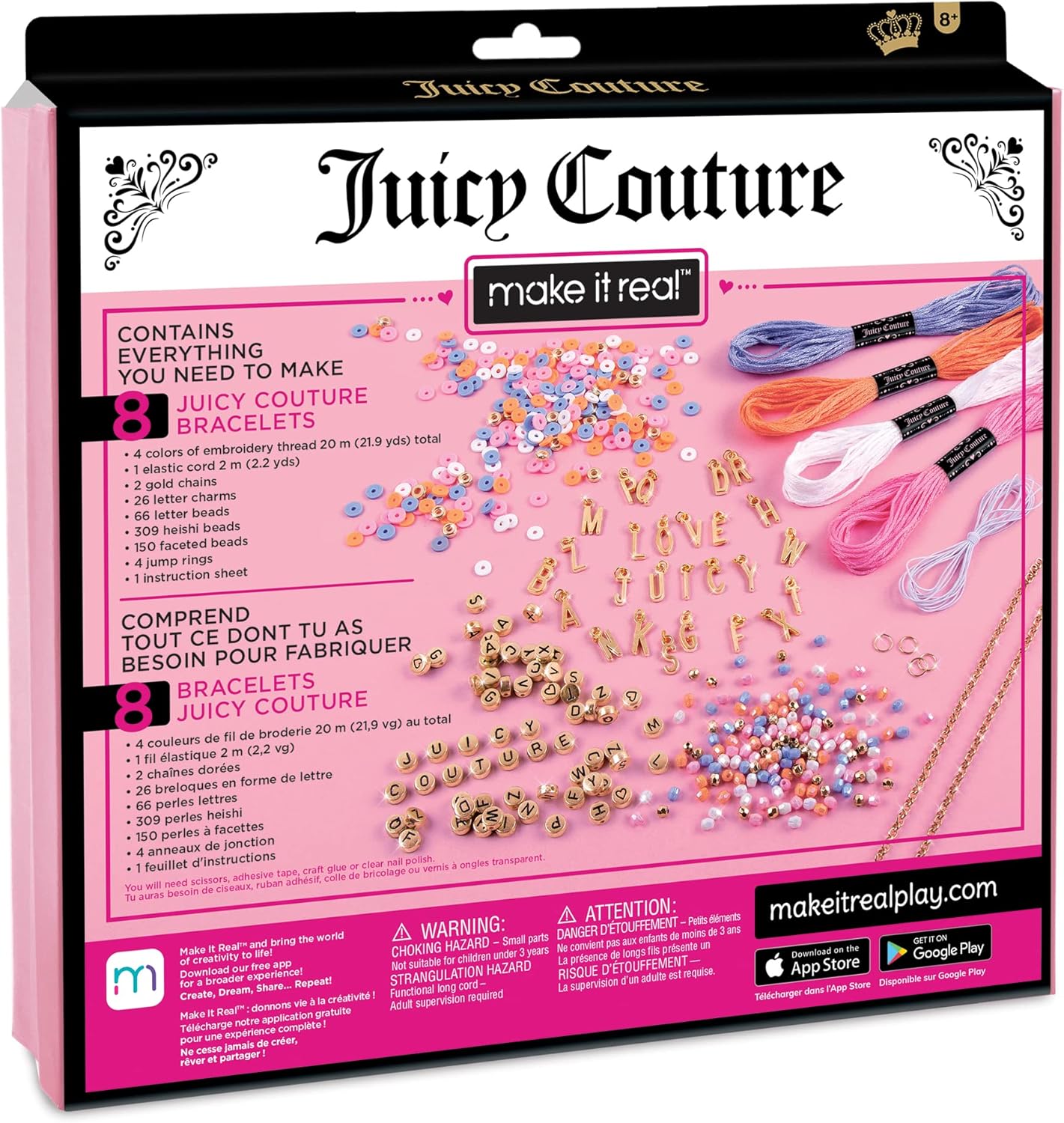 Make It Real - Juicy Couture Love Letters Bracelet Making Kit - Kids