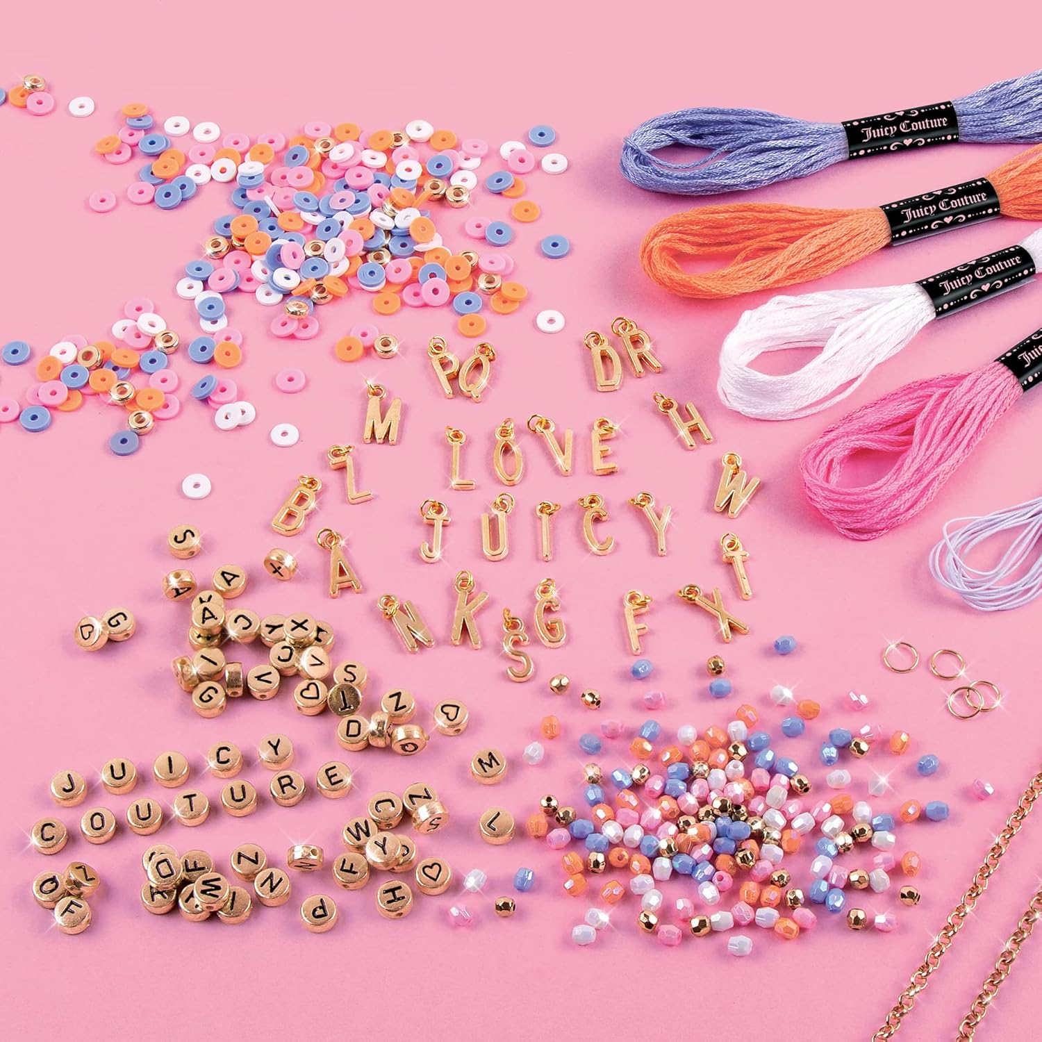 Make It Real - Juicy Couture Love Letters Bracelet Making Kit - Kids