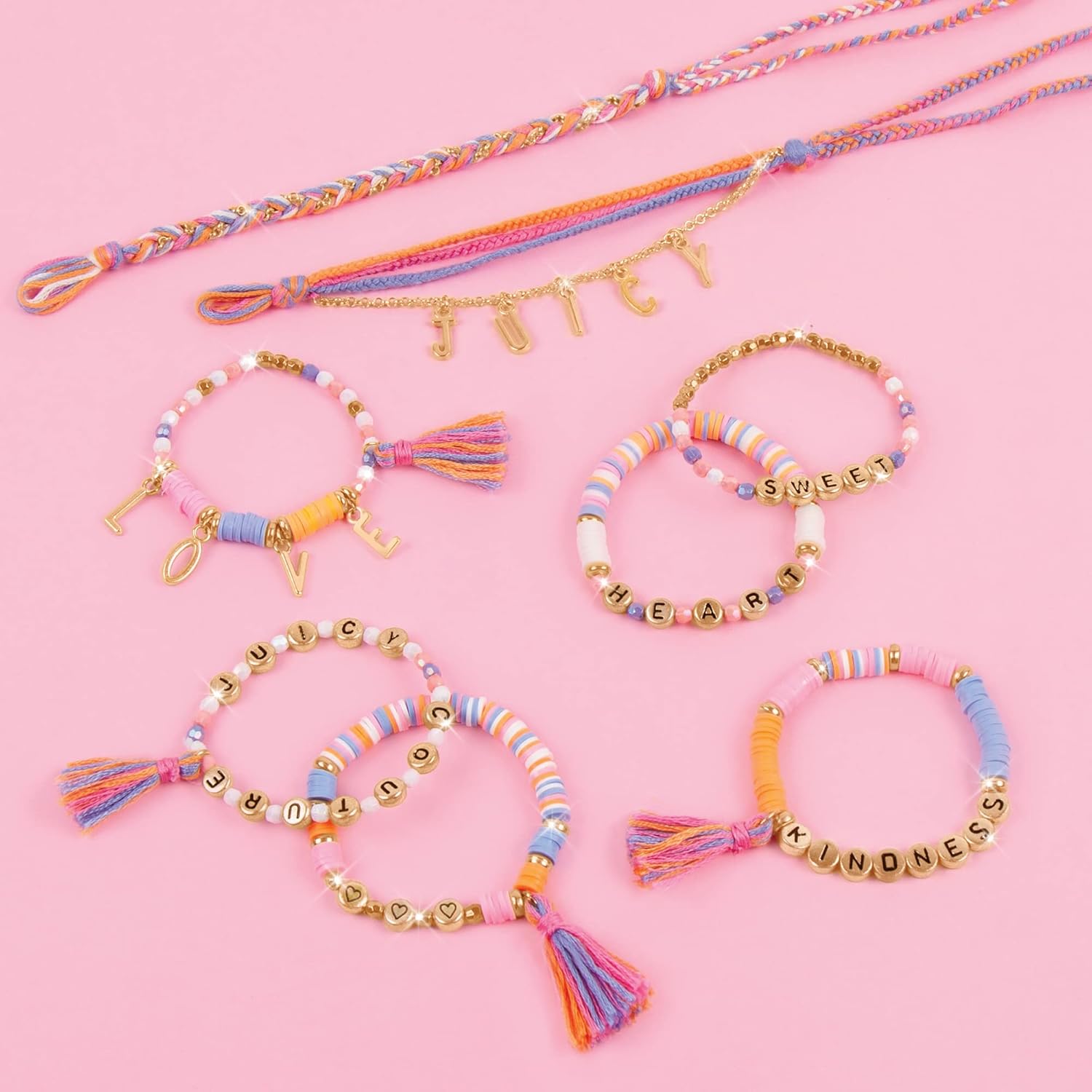 Make It Real - Juicy Couture Love Letters Bracelet Making Kit - Kids