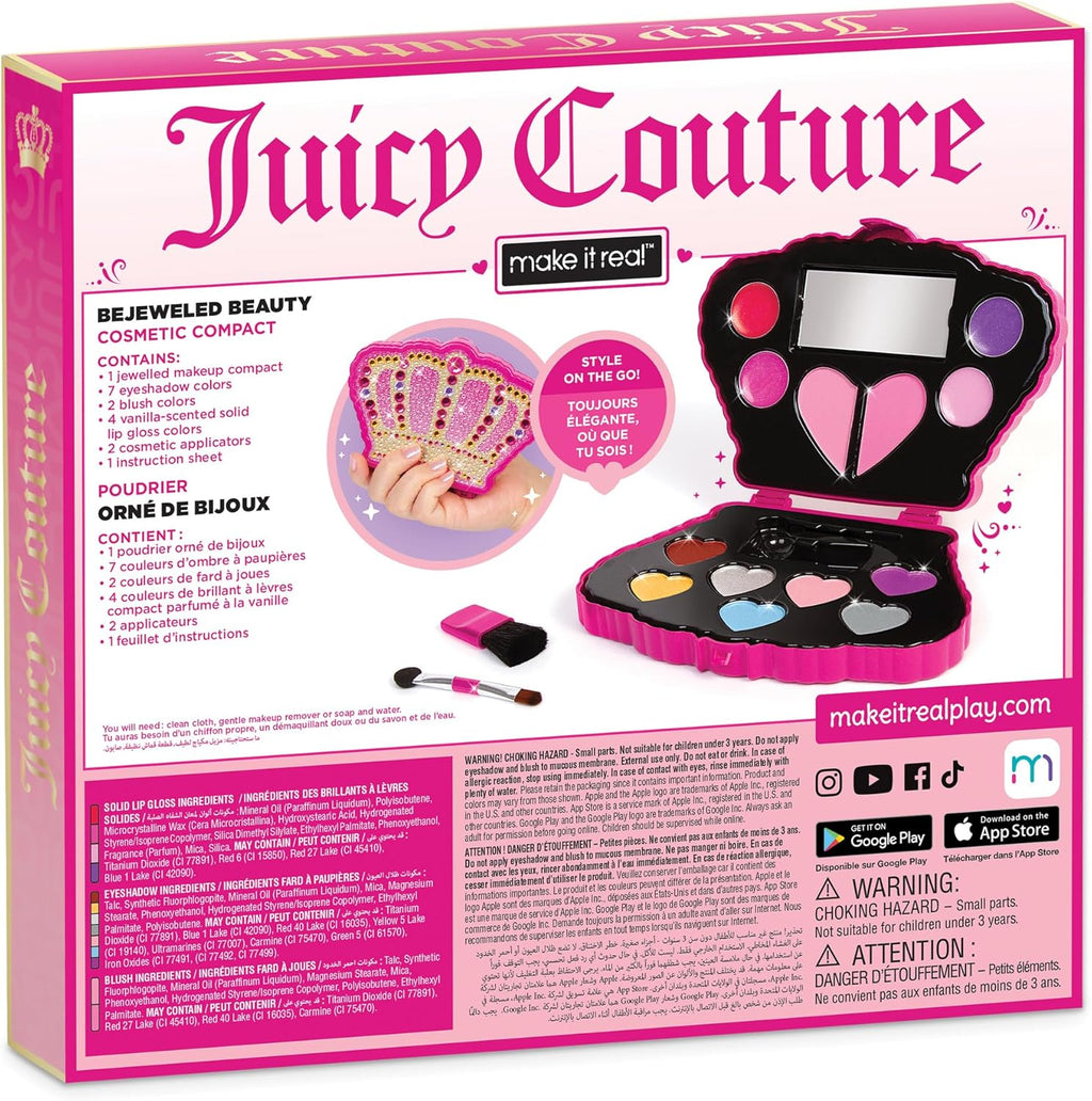 Make It Real: Juicy Couture Bejeweled Beauty Cosmetic Compact