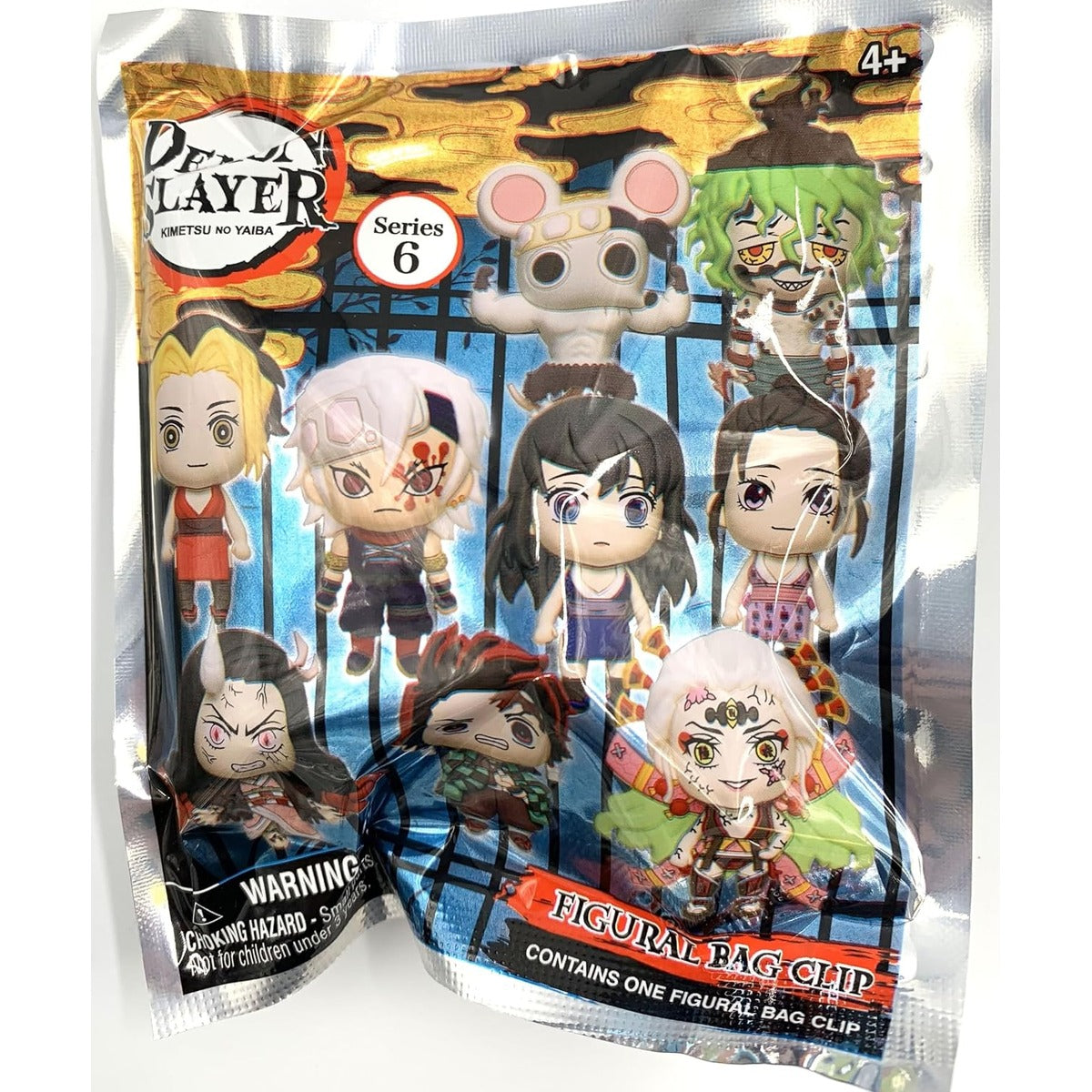 Amazon.com: Monogram Demon Slayer Kimetsu No Yaiba 3D Foam Figural Bag Clip | ONE Random Character per Blind Bag : Clothing, Shoes & Jewelry