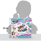 Canal Toys - Airbrush Art - Fashion Design Kit with electronic spray, stencils and felt-tip pens - AIR 016, White Tote Bag
