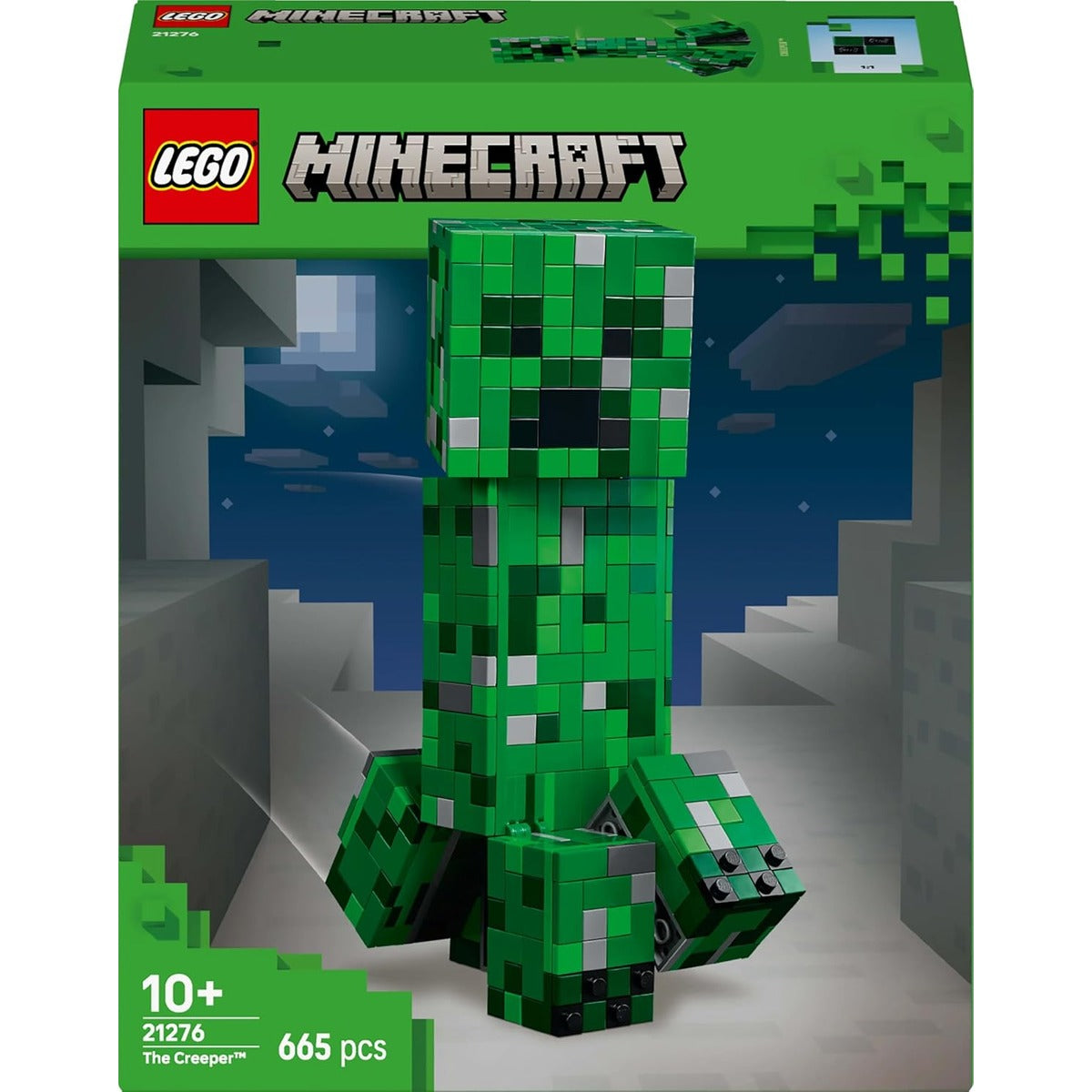 Lego 21276 Minecraft Creeper Toy, Birthday Gift, Blocks, Boys, Girls, Children, 10, 11, 12, Elementary Students, Micra, Minecraft Goods, Game, Competition, Robot