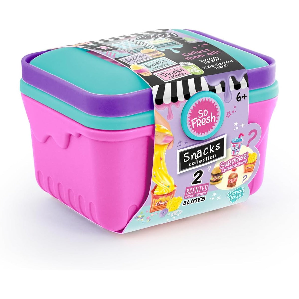 Canal Toys So Slimelicious Market - Mini Slime Case DIY Scents - SSC 240, Purple