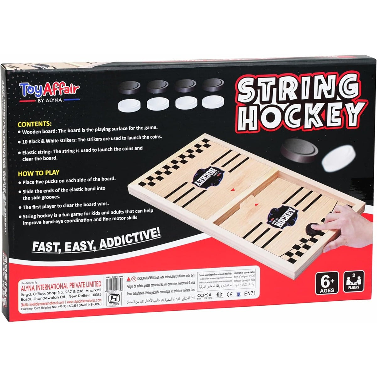 Fast Sling Puck Board Game