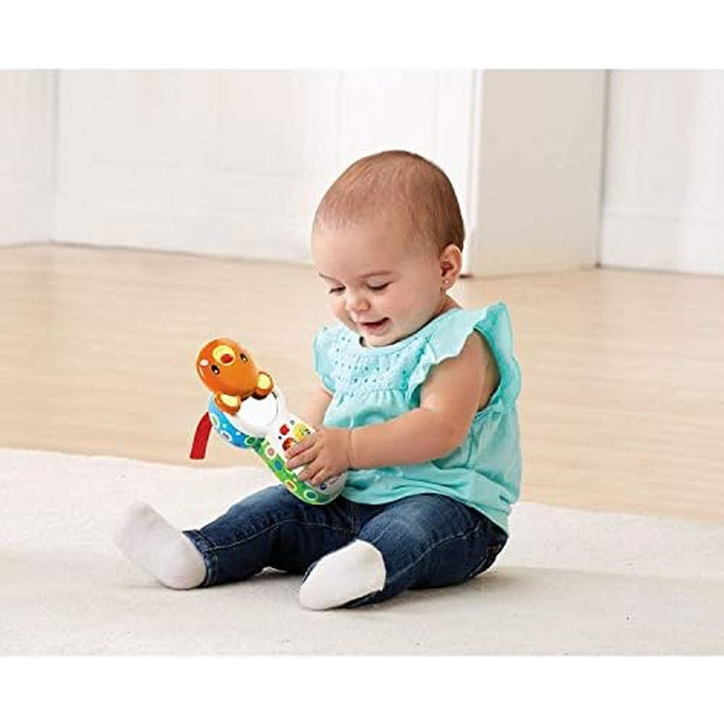 VTech Peek and Play Phone, Kids Mobile Phone Toy, Educational Toy for Sensory Play, Gift for Babies, Suitable for Girls and Boys Aged 3 Months +, Multicolour, Miulticolor