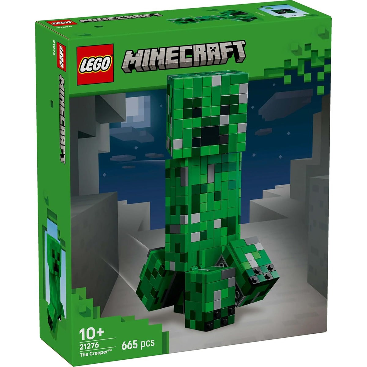 Lego 21276 Minecraft Creeper Toy, Birthday Gift, Blocks, Boys, Girls, Children, 10, 11, 12, Elementary Students, Micra, Minecraft Goods, Game, Competition, Robot