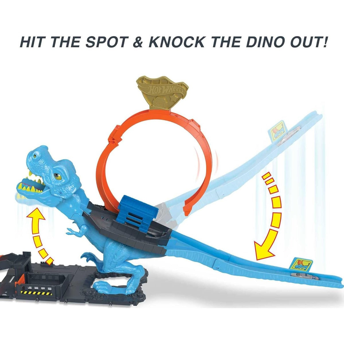 Hot Wheels City Track Set with 1 Toy Car