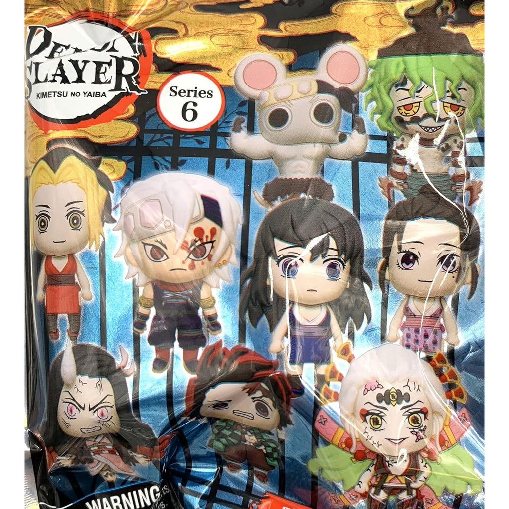 Amazon.com: Monogram Demon Slayer Kimetsu No Yaiba 3D Foam Figural Bag Clip | ONE Random Character per Blind Bag : Clothing, Shoes & Jewelry