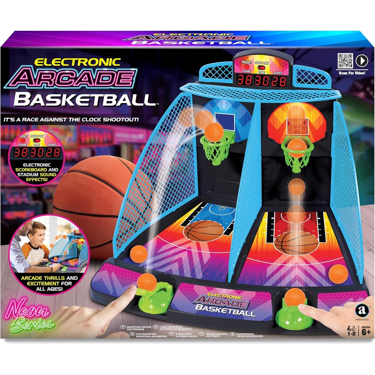 Merchant Ambassador Arcade Basketball Neon