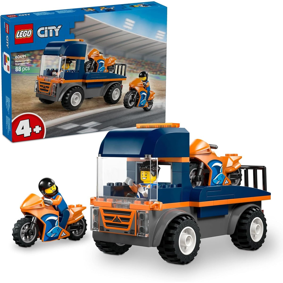 Lego 60498 City Tractor Toy, Birthday Present, Blocks, Educational, Boys, Girls, Children, 6, 7, 8, 9, Vehicle, Car