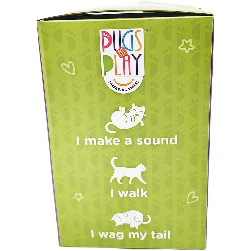 Pugs At Play SASHA WALKING CAT, MEOW BUDDIES, ST-PAP08