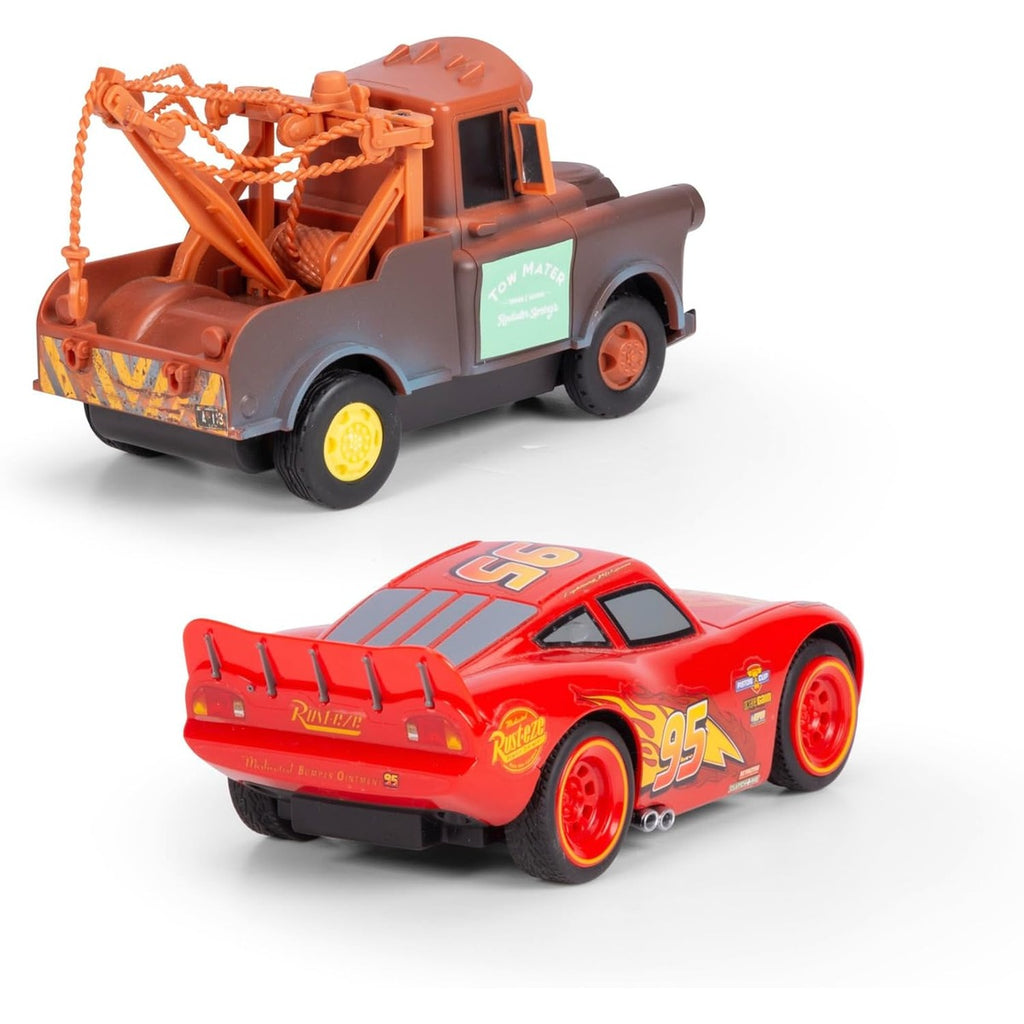 Jada Toys Cars RC Cars Lightning McQueen & Hook (Mater) by Disney Pixar