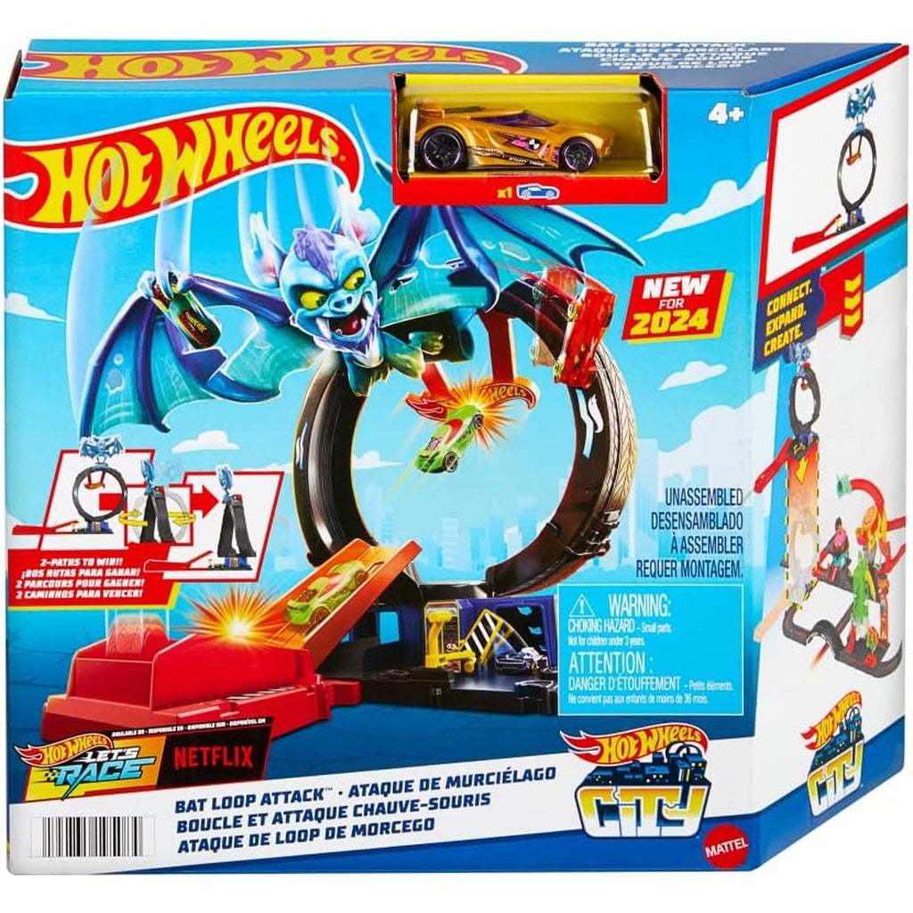 Hot Wheels City Toy Car Track Set