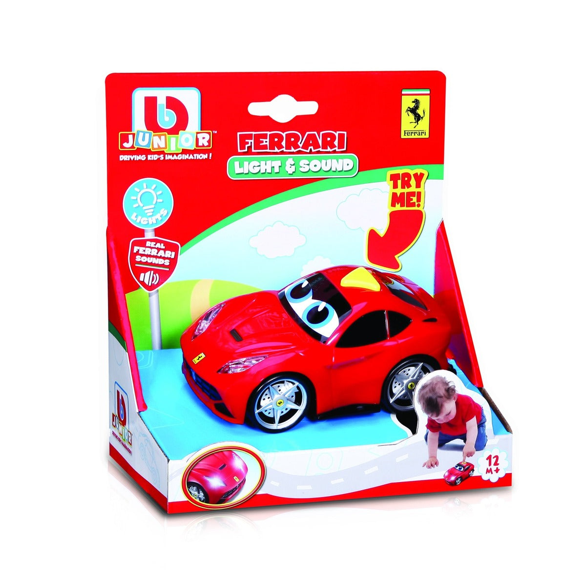 Bburago Junior 16-81003 Ferrari F12berlinetta with Light/Sound Vehicle Toy