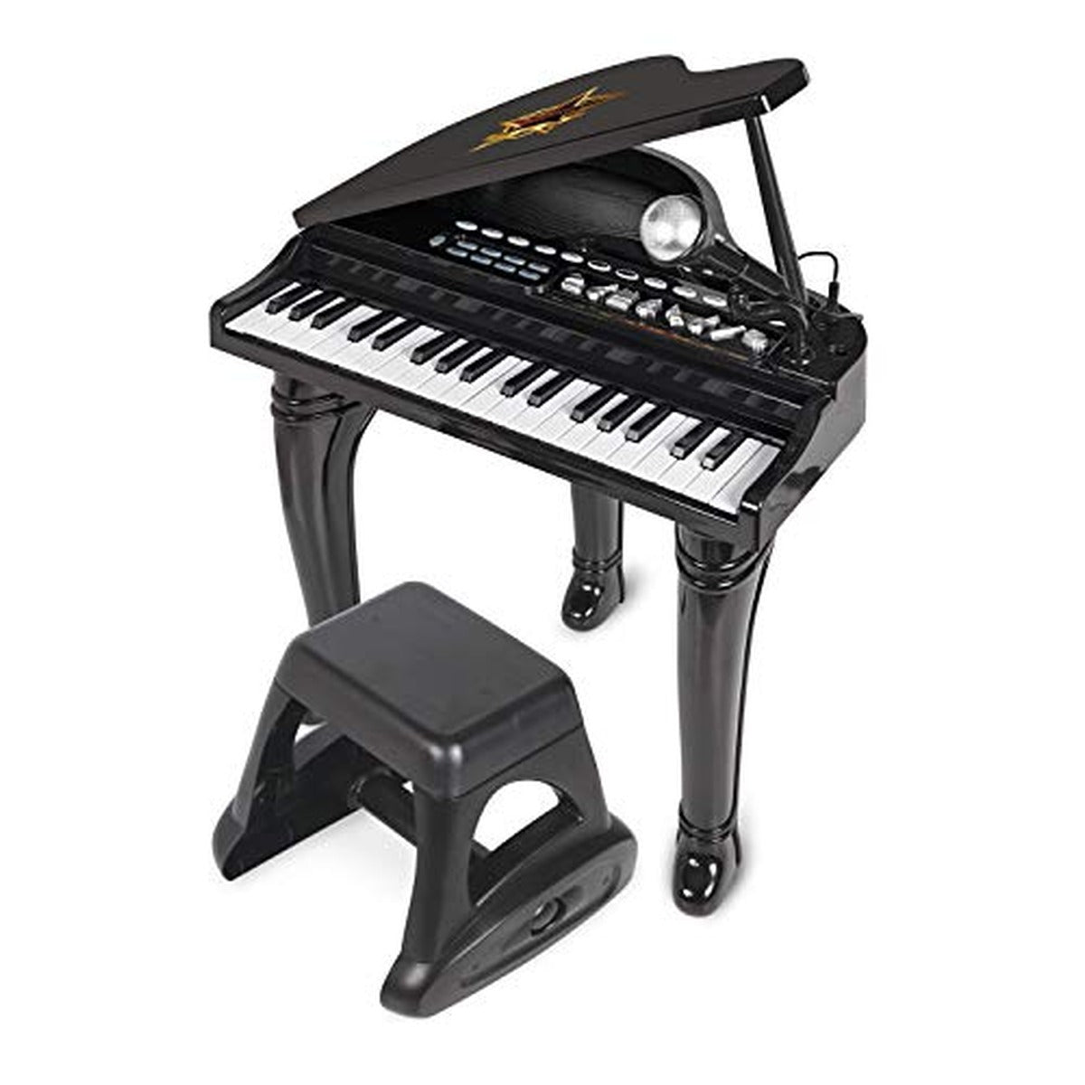 winfun 002045-NL 37 Keys Symphony Piano Set, Black