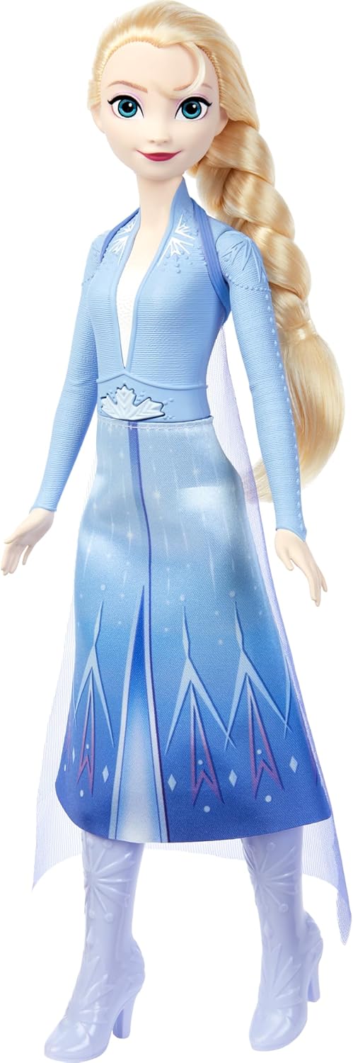 Mattel Disney Frozen Elsa Singing Fashion Doll, Singing Adventure in Signature Clothing