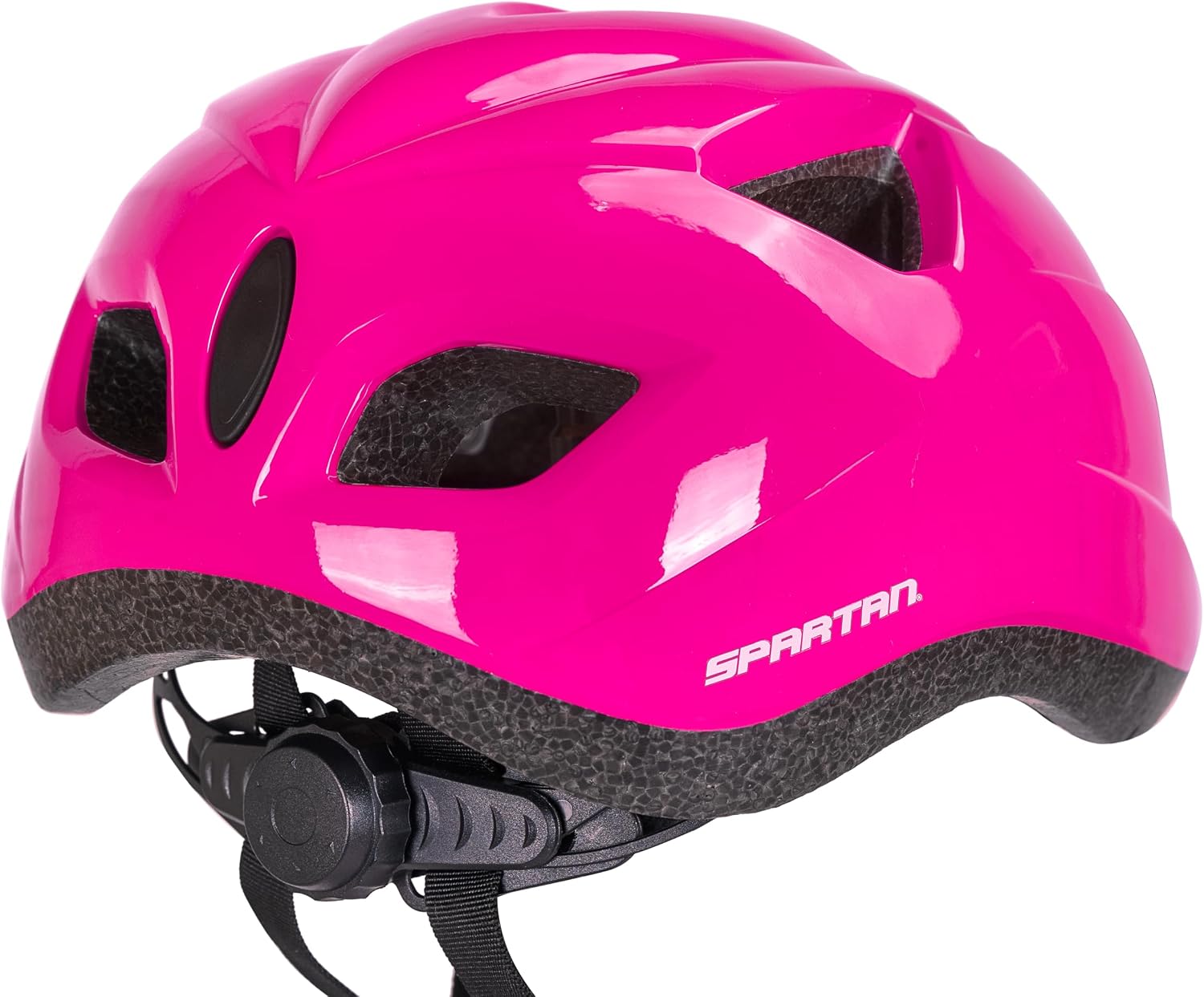 Spartan Kids Helmet in Pink for Ages 3-6 | Small Size 50-54cm | Bike, Scooter & Skate Safety Gear | Lightweight Shell