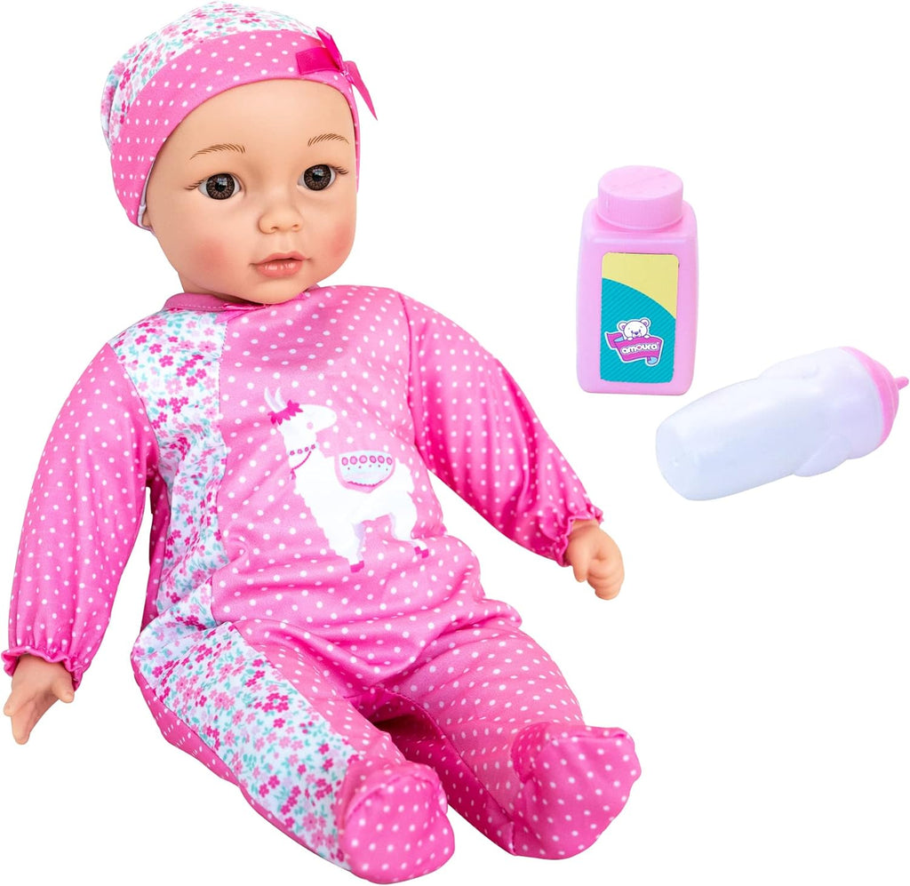 Amora Hayati Baby Hayati Baby Amoura Cuddle Baby Doll Battery Operated 19-Inches toy
