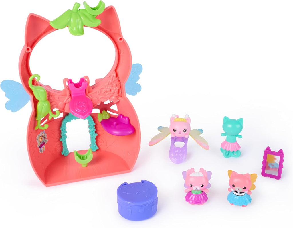 Gabby's Dollhouse Fairylandia Flutter Fairy 12-Piece Playset with Special Flutter Ring