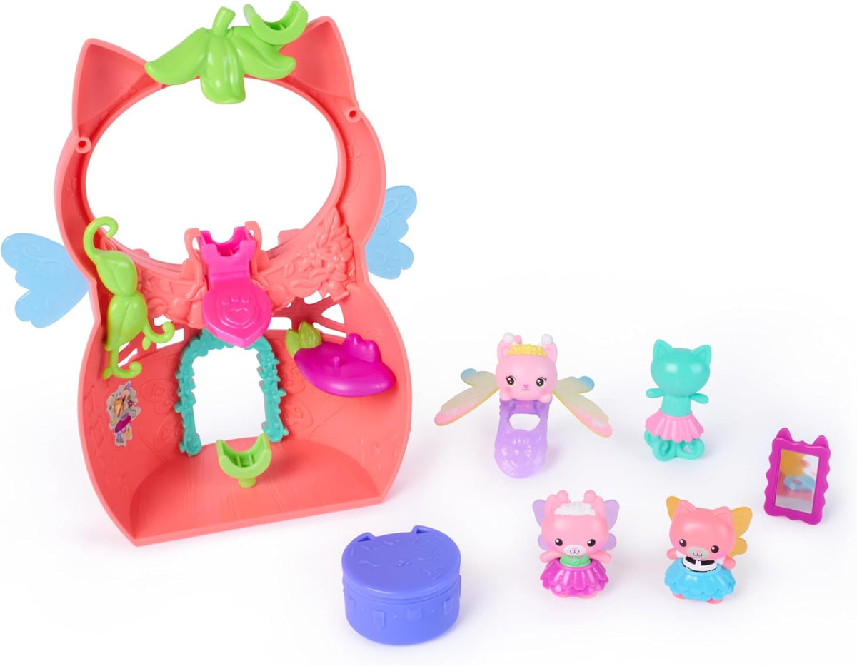 Gabby's Dollhouse Fairylandia Flutter Fairy 12-Piece Playset with Special Flutter Ring