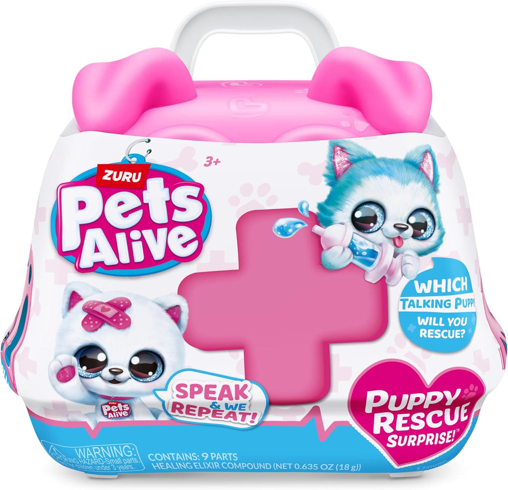Pets Alive Pet Shop Surprise S3 Puppy Rescue (Yorkshire) by ZURU Surprise Puppy Plush