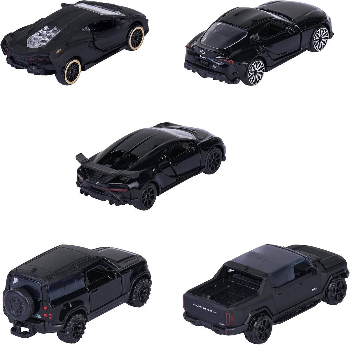 Majorette Car Set Black Edition (5 Cars)