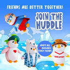 Pudgy Penguins Huggable Plush. Adopt Your New Forever Friend with 4 Different Stuffed Animal Penguin plushie Designs, Each Comes Complete with a redeemable Digital Experience Code., 11.8 inch