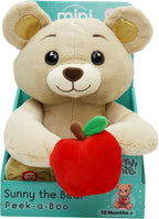 MiniMelody Peekaboo Sunny the Bear Interactive Plush Toy with Music & Talking