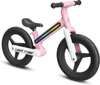 LiT Light Rider Balance Bike - Red | Lightweight Steel Frame With LED, Adjustable Seat & Handlebar, Kids Balance Bike