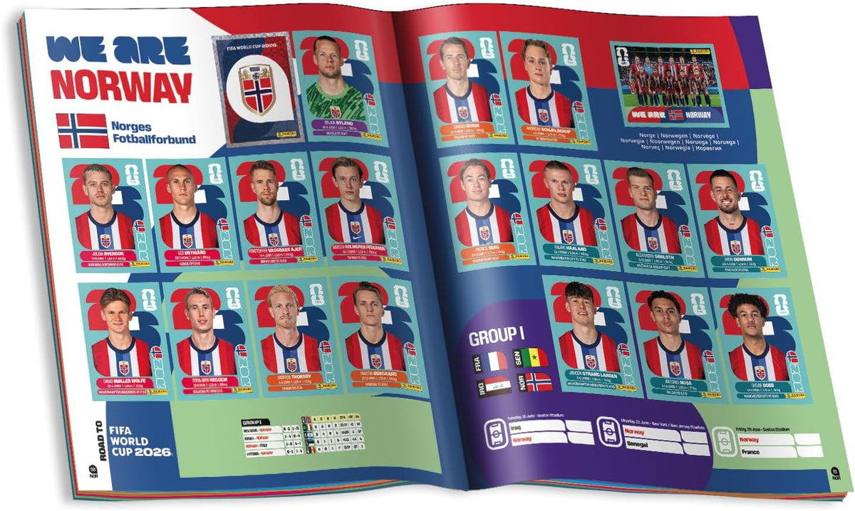 Panini FIFA World Cup 2026 Sticker Album, Multicolor