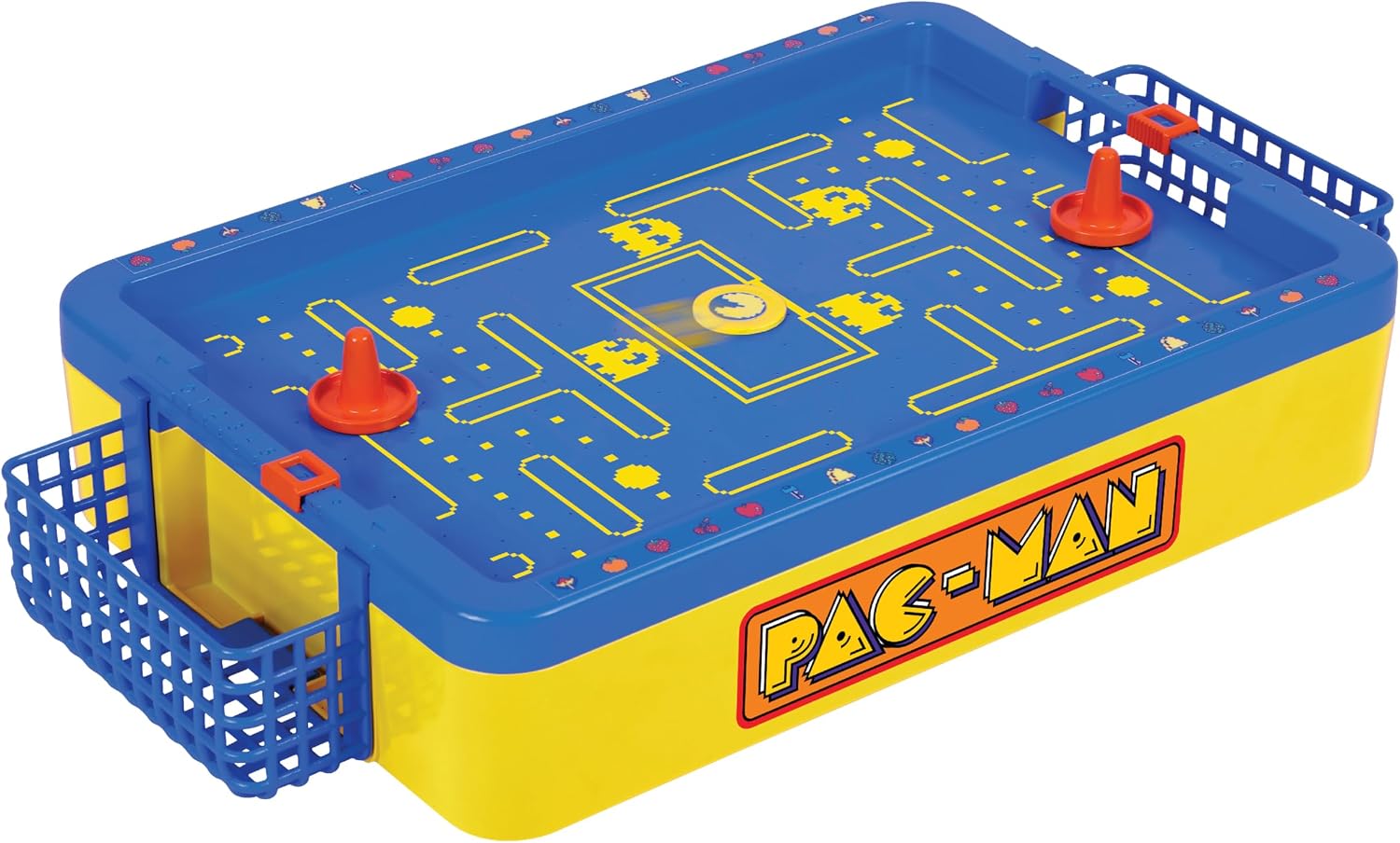 PAC-Man Electronic Air Hockey Arcade 2 Player Game Table with Floating Puck - Official Sounds and Air Surface - 52.5 x