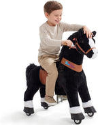 PonyCycle Authentic Horse Ride on Toys Scooters for Children (with Brake and Sound/90 cm