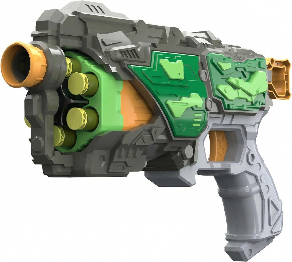 Hip Shot Ray Flame Power Dart Blaster for Kids, Includes 6