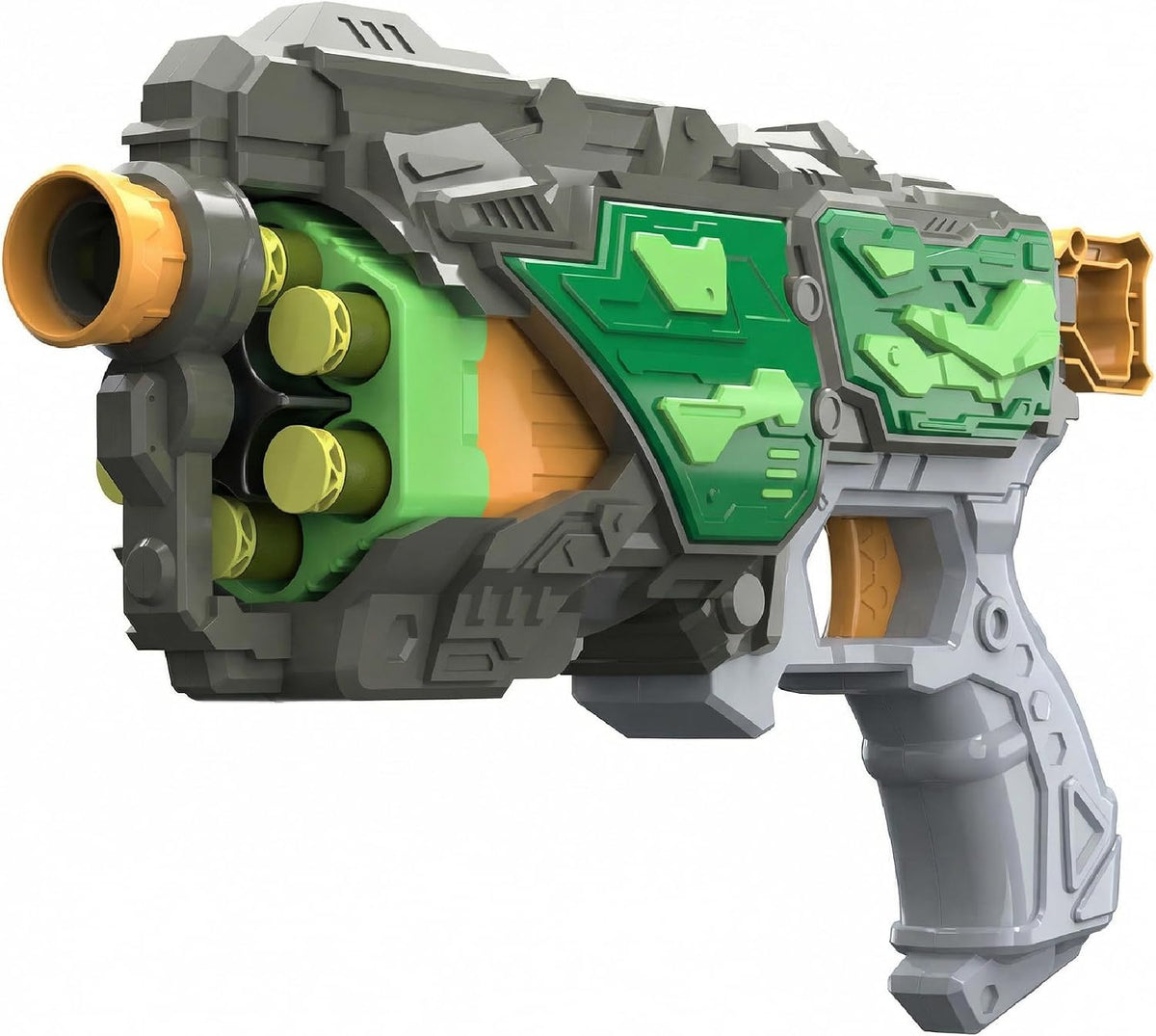 Hip Shot Ray Flame Power Dart Blaster for Kids, Includes 6