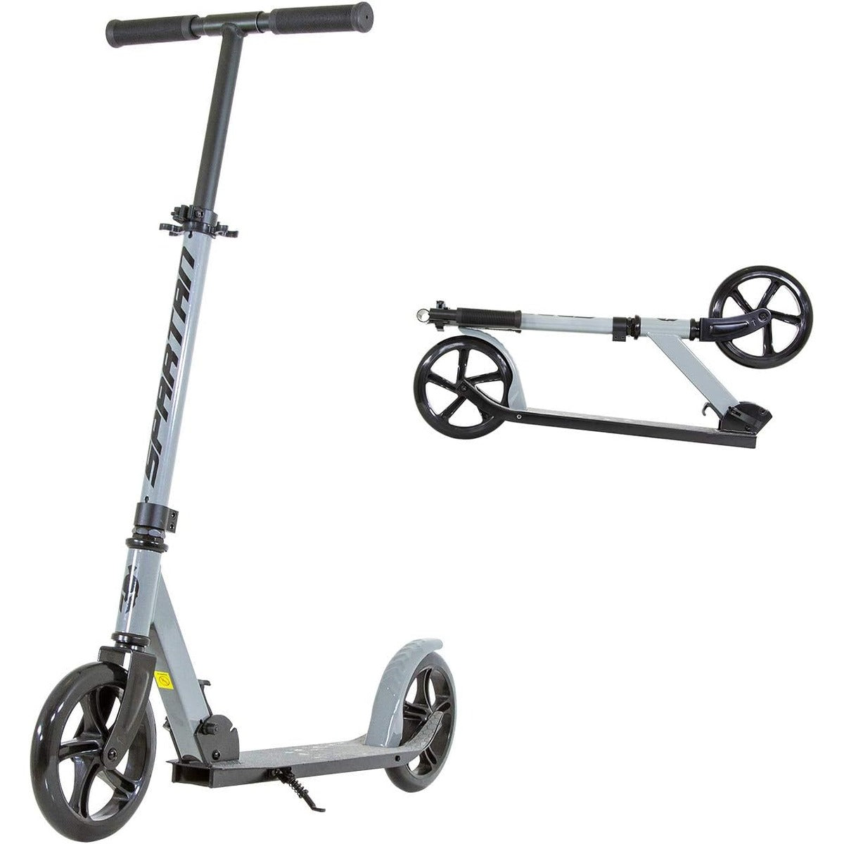Spartan Edge 200 mm Folding Kick Scooter for Kids & Teens SP-7076 - Big PU Wheels, ABEC-7 Performance Bearings