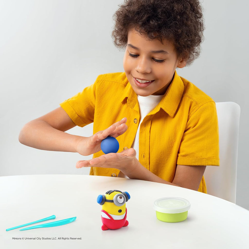 HEY CLAY Despicable Me Minions Set - Colorful Modeling Air Dry Clay for Kids - Air Dry