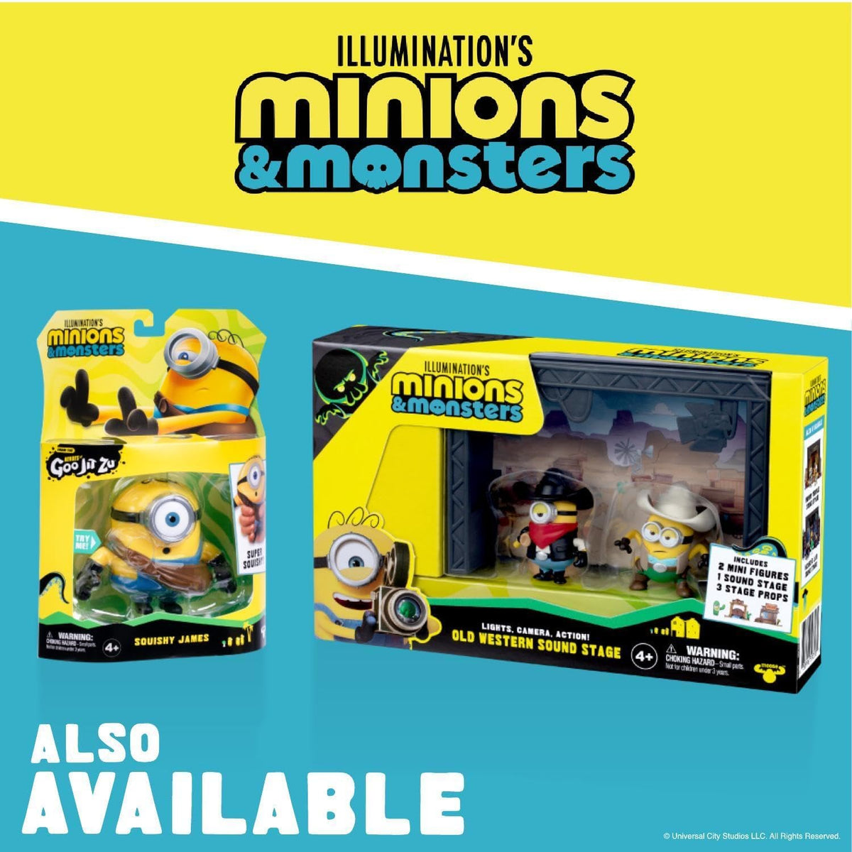 MINIONS Illumination Monster Playset Monster Search with Goomi