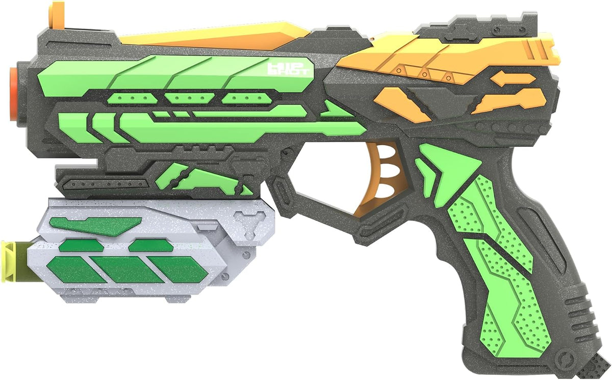 Hip Shot Lock & Load Compact Dart Handgun for Kids, Includes 6 Darts, Quick Reload