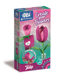 lementoni Idea - Create Your Flowers, Creative Set for Creating Flowers, Children from 8 Years, with 2 Paper Tulips to Assemble and Personalise, Gift Idea Game Made in Italy