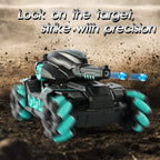 RC Tank That Shoots BBS, Nerf Tank Toy Kids Gift, Remote Control Tank for 8 Year Old Boy Toys, Hand Controlled RC Car with Water Bullet, Nerf Robot Hand Remote Control Car, RC Cars for Boys Age 8