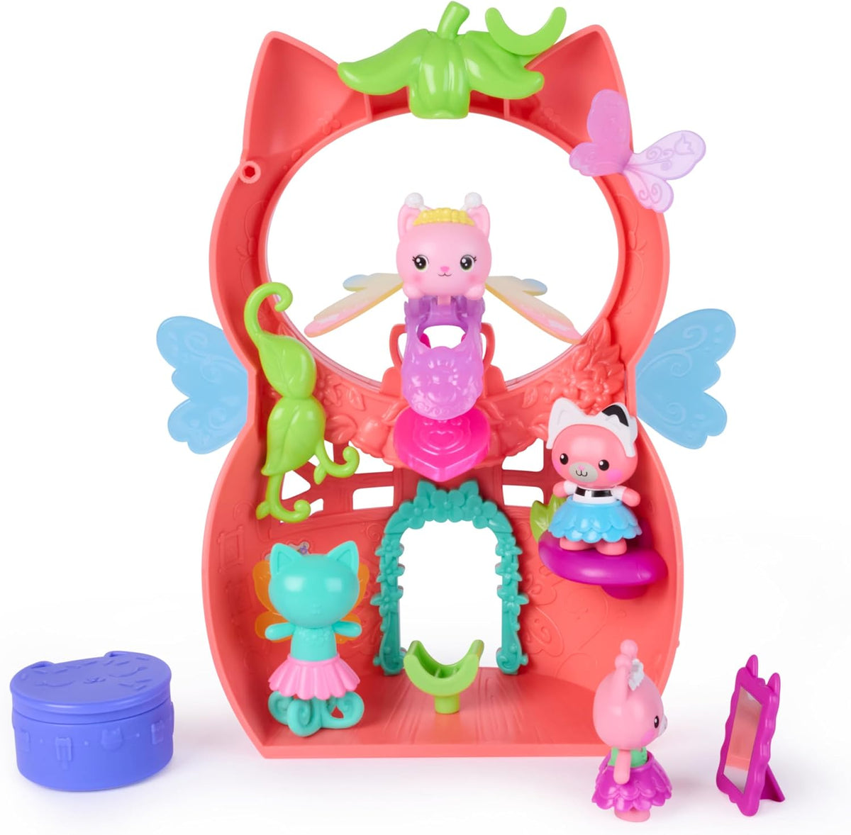 Gabby's Dollhouse Fairylandia Flutter Fairy 12-Piece Playset with Special Flutter Ring