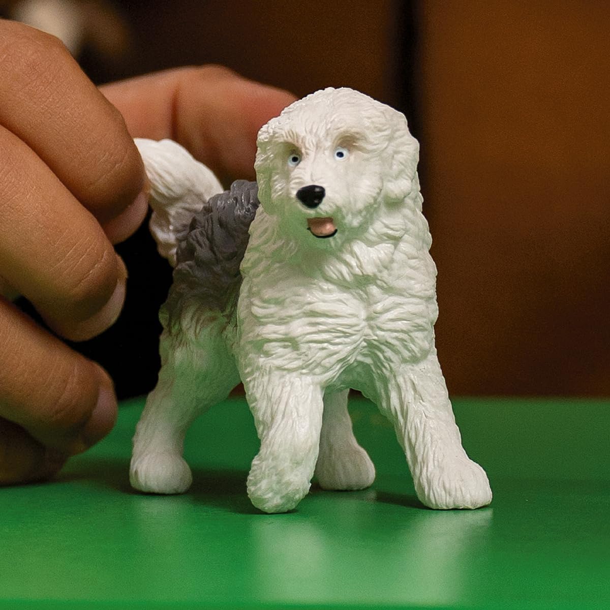 Schleich Old English Sheepdog Realistic Animal Figurine