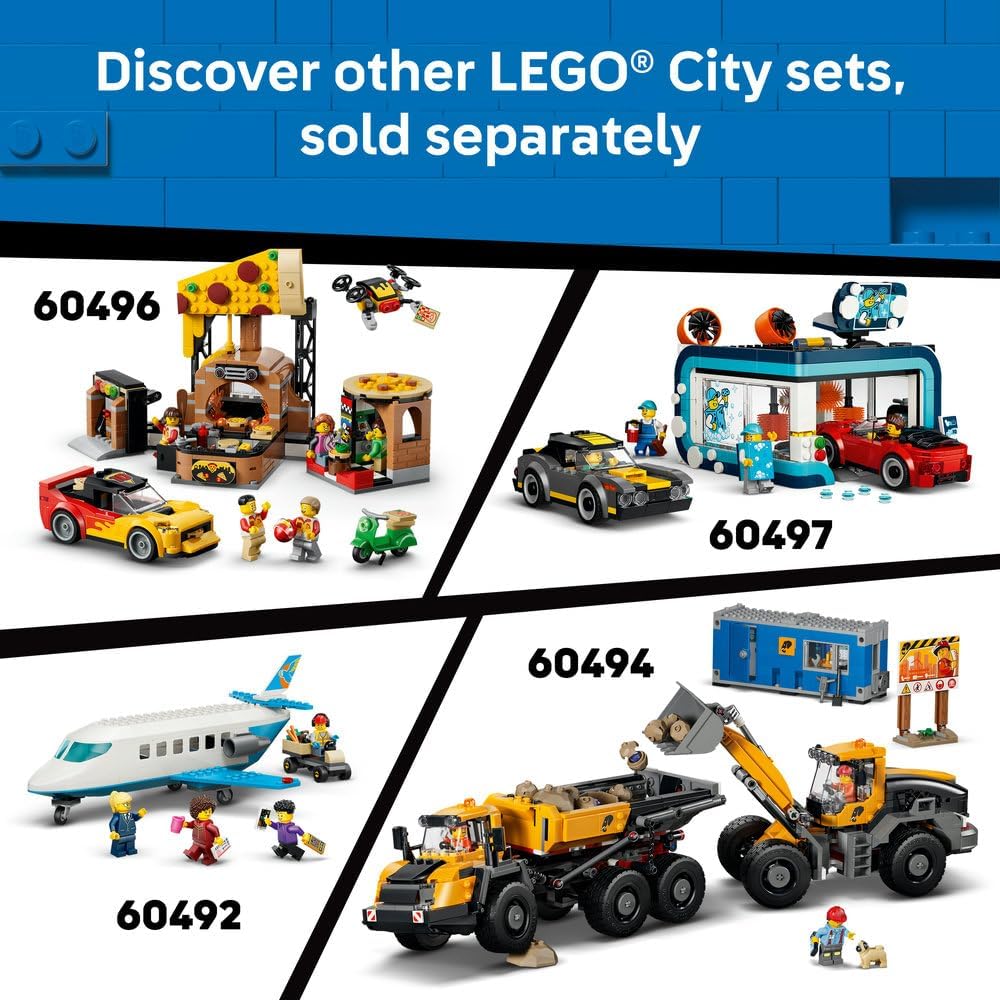 LEGO City Yellow Backhoe Loader 60480