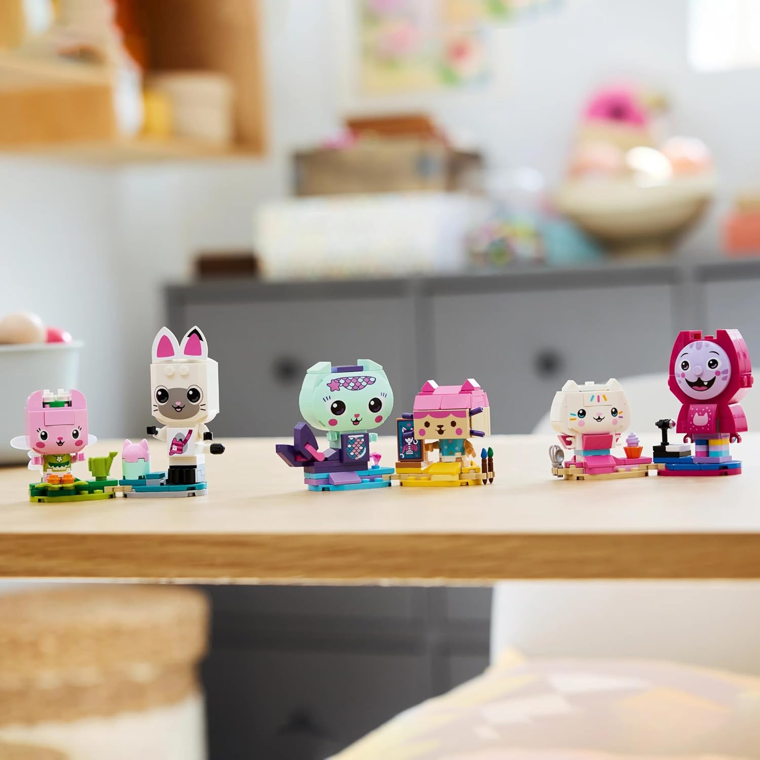 Lego 11215 Gabby Dollhouse, Gabby Cat Friend, Toy, Birthday, Present, Blocks, Education, Girls, Boys, Kids, 6, 7, 8, 9, Animal, Creature, Interior, Fashionable