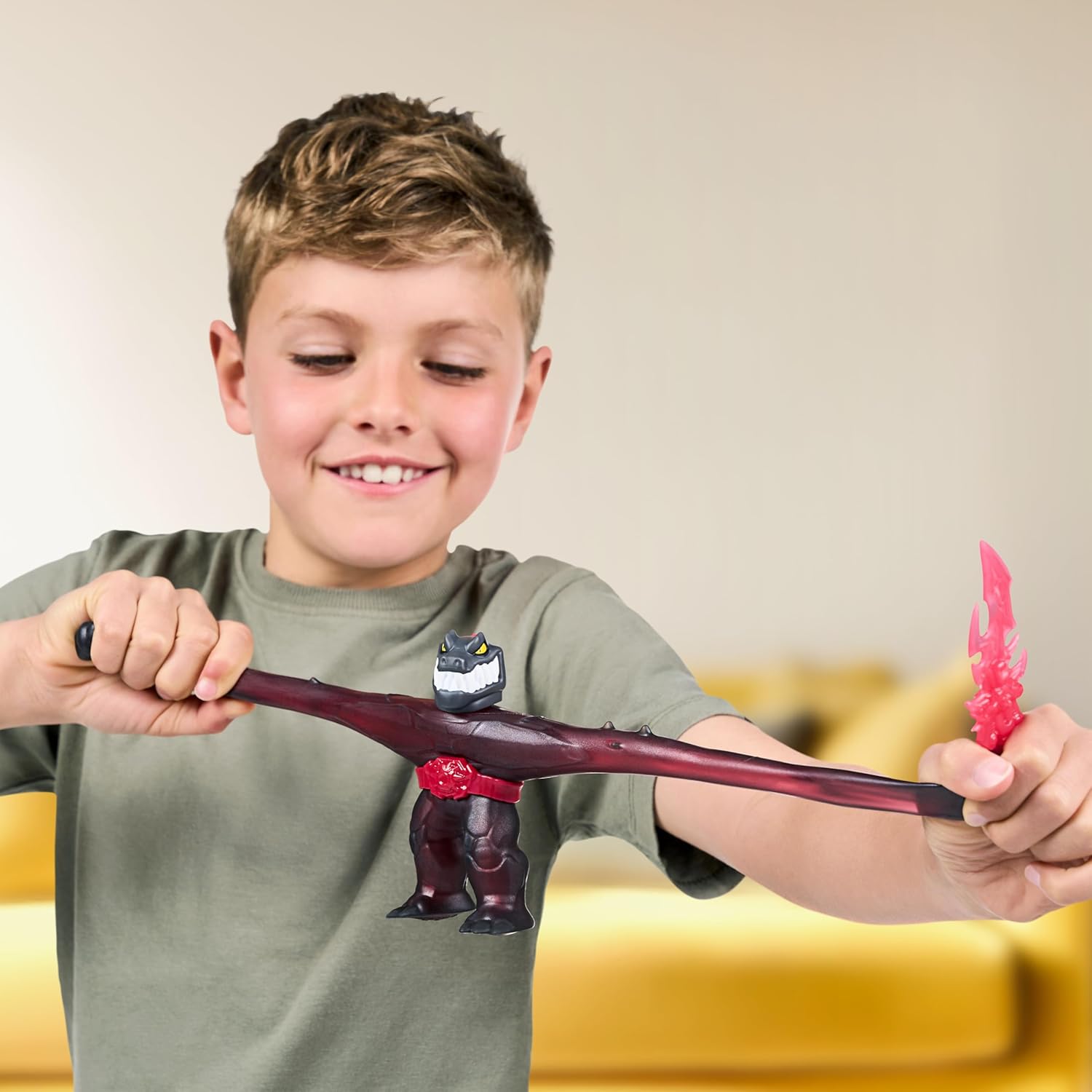 Heroes of Goo Jit Zu Meteor Madness, Stretchy Shredz Collectible Action Figure, with Unique Scrunchy Goo Filling & Hyper Blade, Sensory Toy That Stretches Up to 3X Its Size