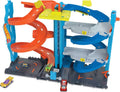 Hot Wheels City Transforming Race Tower Playset, Track Set with 1 Toy Car