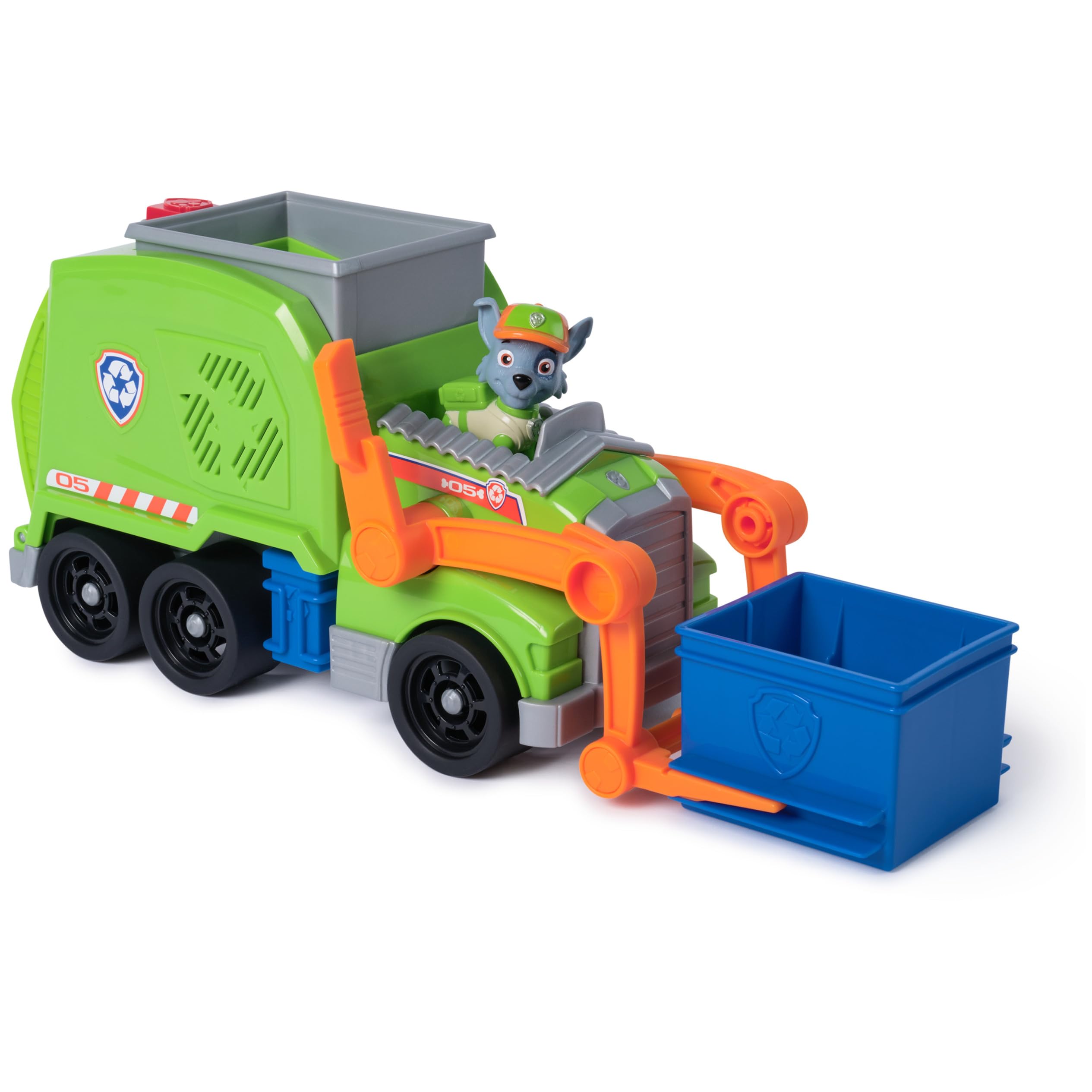 Paw Patrol – Recycling Truck and Rocky Figure + Accessories Toys – Gift Child 3 Years + – 6071248 – Toys Children 3 Years +
