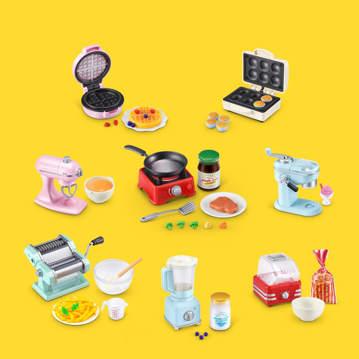 Mini Brands Really Works Magic Cook Kitchen Capsule Series 1 (Cupcake Maker) by ZURU