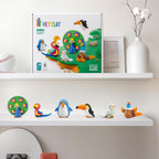 HEY CLAY Birds Set - Colourful Modeling Air Dry Clay for Kids - Air Dry Clay Kit 15 cans